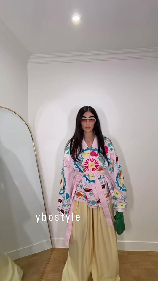 Kimono brodé