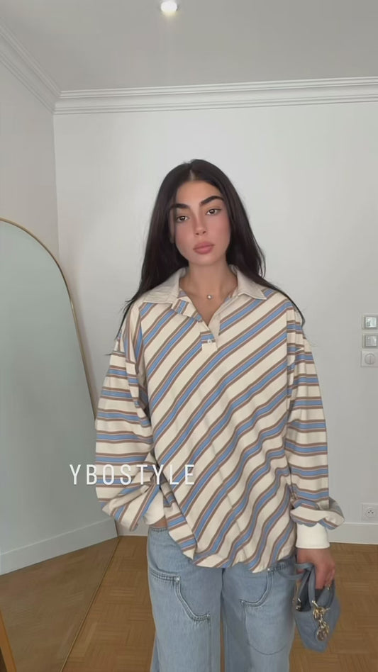 Pull col chemise